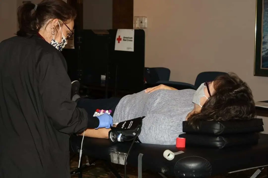 CenterPrestera's tweet photo. Prestera Center partnered with the American Red Cross to hold a blood drive on April 4th. Our goal was to have at least 22 people donate.
The productive units collected from our drive will help save up to 66 lives! 
Thank you to everyone who planned and participated!! https://t.co/qkuiMP5tF4