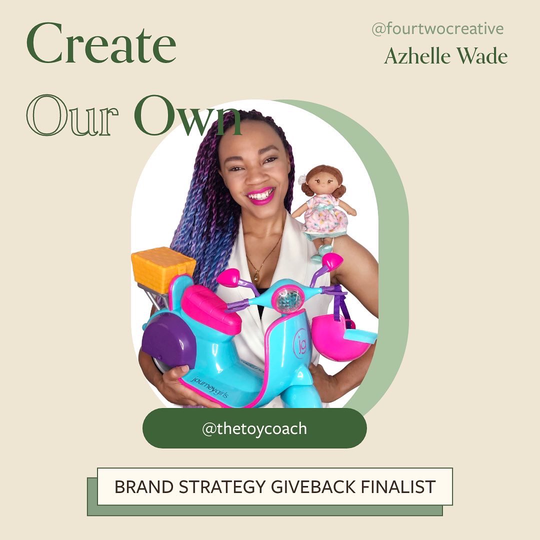 thisisfourtwo's tweet photo. Congratulations to the finalist of our #CreateOurOwn Brand Strategy Giveback: Imani Dennison of Black Science Fiction & Azhelle Wade (@thetoycoach)!
We can’t wait to work with you both ✨ https://t.co/gY39EwTzJE