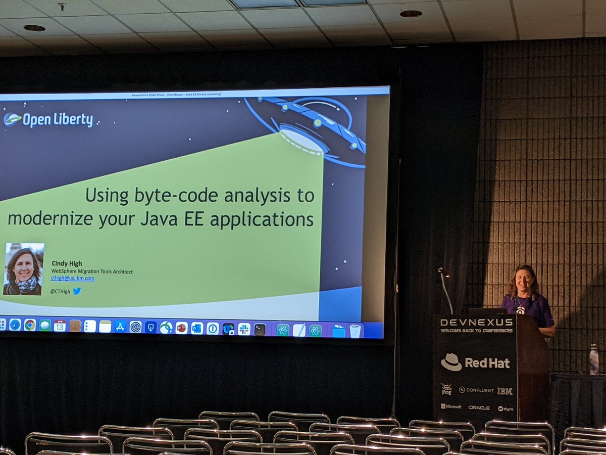 eudriscabrera's tweet image. Using byte-code analysis to modernize your Java EE applications by @CTHigh 
#devnexus2022