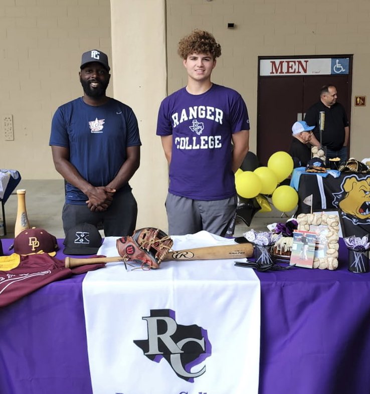 Congrats to Caiden Wilson 2022 RHP from Deer Park High School (TX) on signing with Ranger College!

<a href="/RangerBaseball_/">Ranger College Baseball</a> 
<a href="/CaidenWilson9/">Caiden Wilson</a> 
<a href="/WowFactorScout1/">WowFactor_Scouting</a> 
<a href="/WowFactorNation/">Wow Factor Baseball</a>