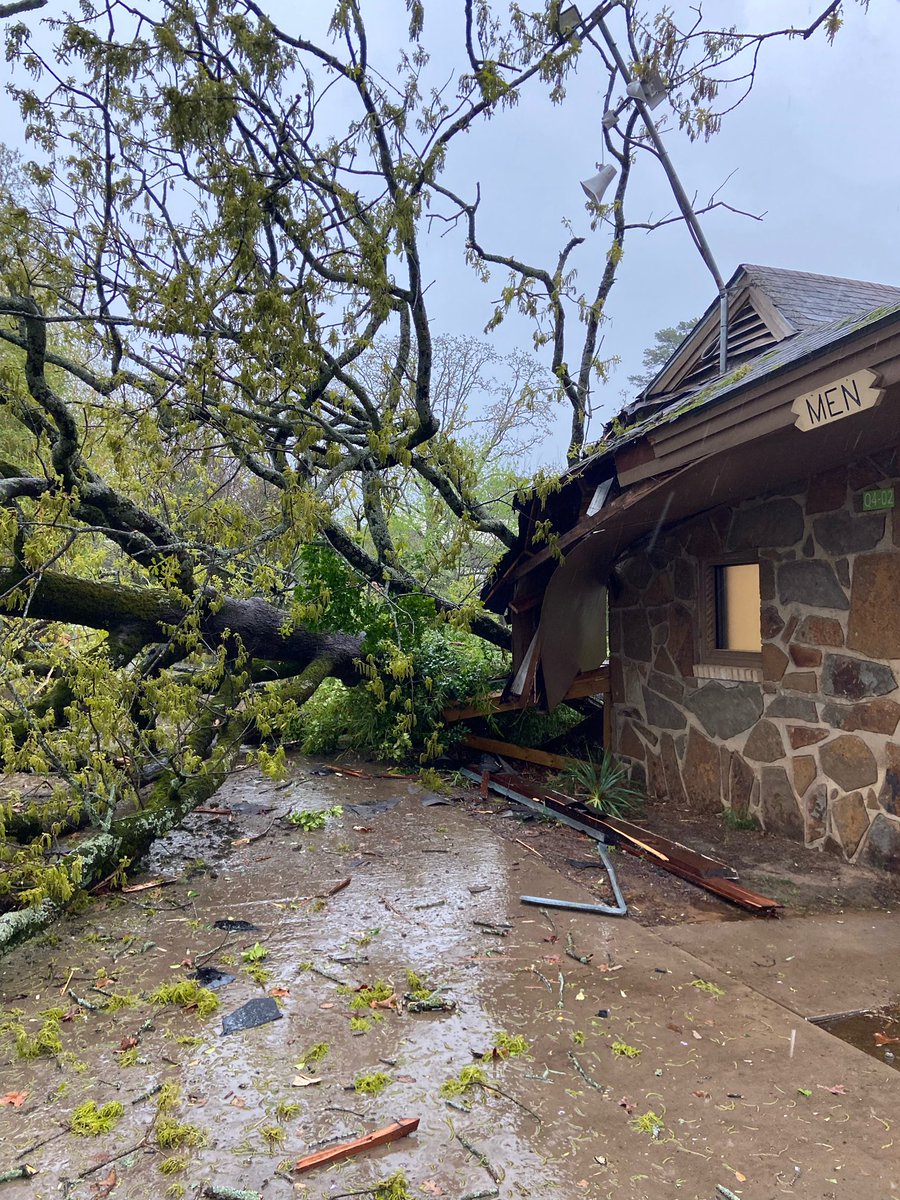 LittleRockZoo's tweet photo. We will be closed tomorrow as we clean up after today’s storm. Fortunately, no animals or humans were harmed. #arwx #lrzoo https://t.co/HtA3YqLMwI