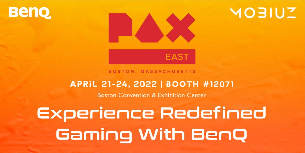 MobiuzGaming's tweet photo. We're less than 2 weeks away from #PAXEast2022!

To celebrate, we're doing a special giveaway for your chance to win one of the following prizes: An EX2710Q (165Hz monitor), branded mug, or hoodie!

Be sure to follow all the instructions via gleam🎁 
🔗 | https://t.co/UuKO696HHF https://t.co/LOjZgdFvf2