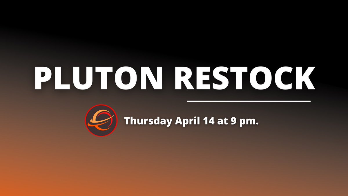 Good evening, we give you an appointment tomorrow evening for a key replenishment to join us on pluton 🤠 

🧡  + 🔃  = 🔑