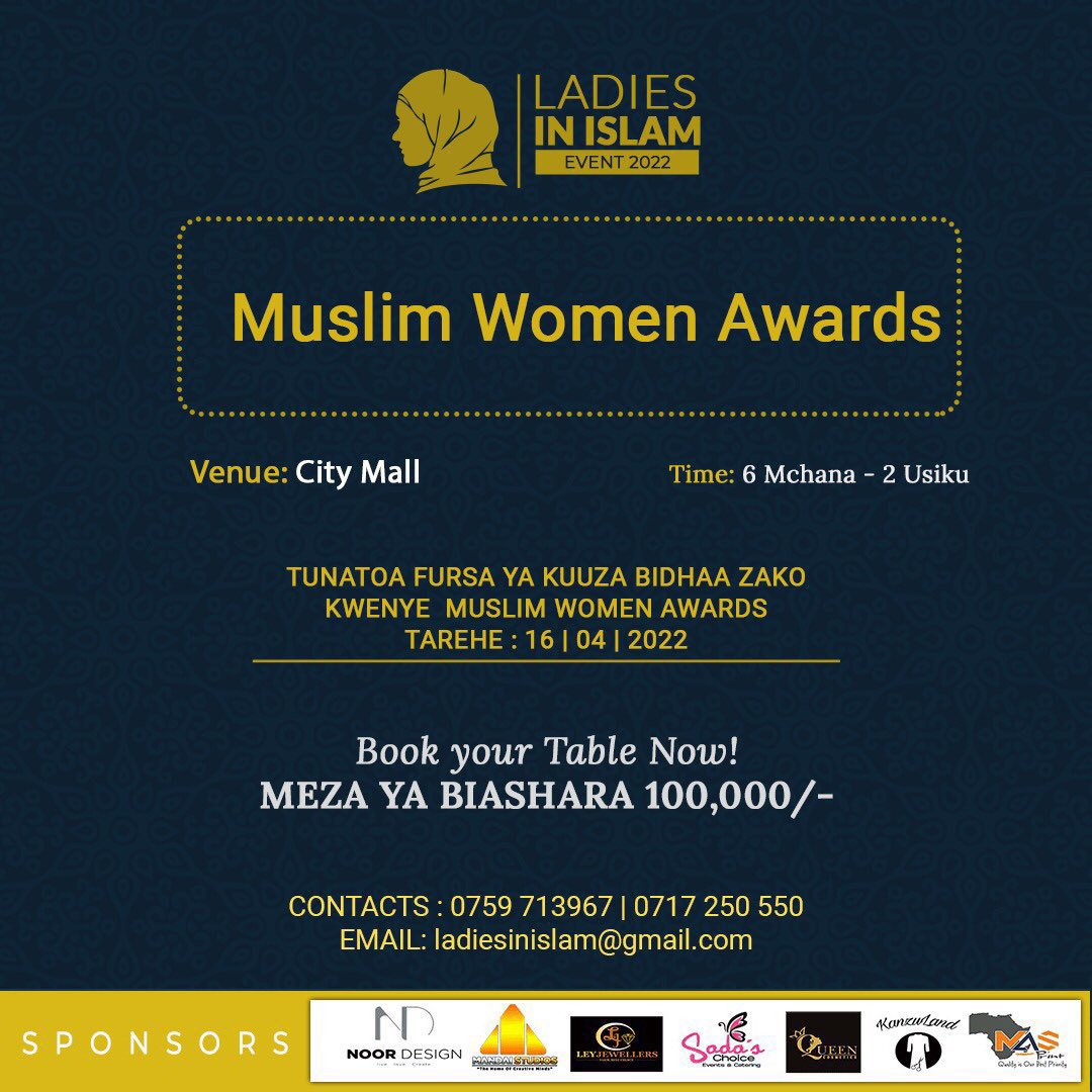 AD_Abinallah's tweet photo. Aisee, nilikuwa nachukulia poa nakuona ipo mbali sana. Sijaelewa huu mwake tumefikaje Aprili na inataka kuisha 😅
~ Naomba tuwape support wadogo zetu na ndugu katika Islam #LadiesInIslam katika hii hafla adhimu 📌 https://t.co/okrpITePa0