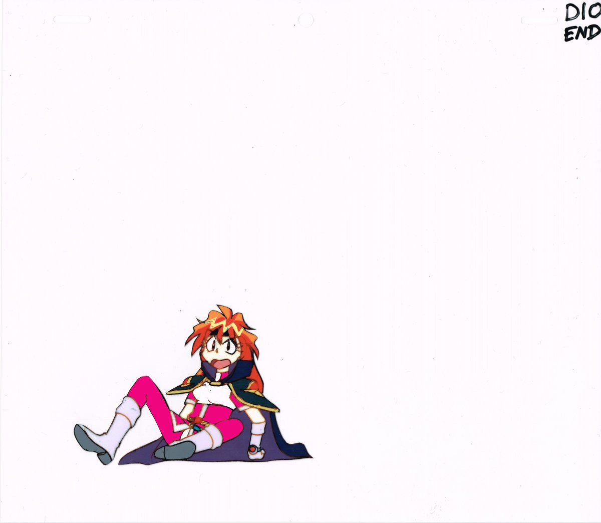 Slayers Next Animation Cel and Douga of Lina from episode 14. 