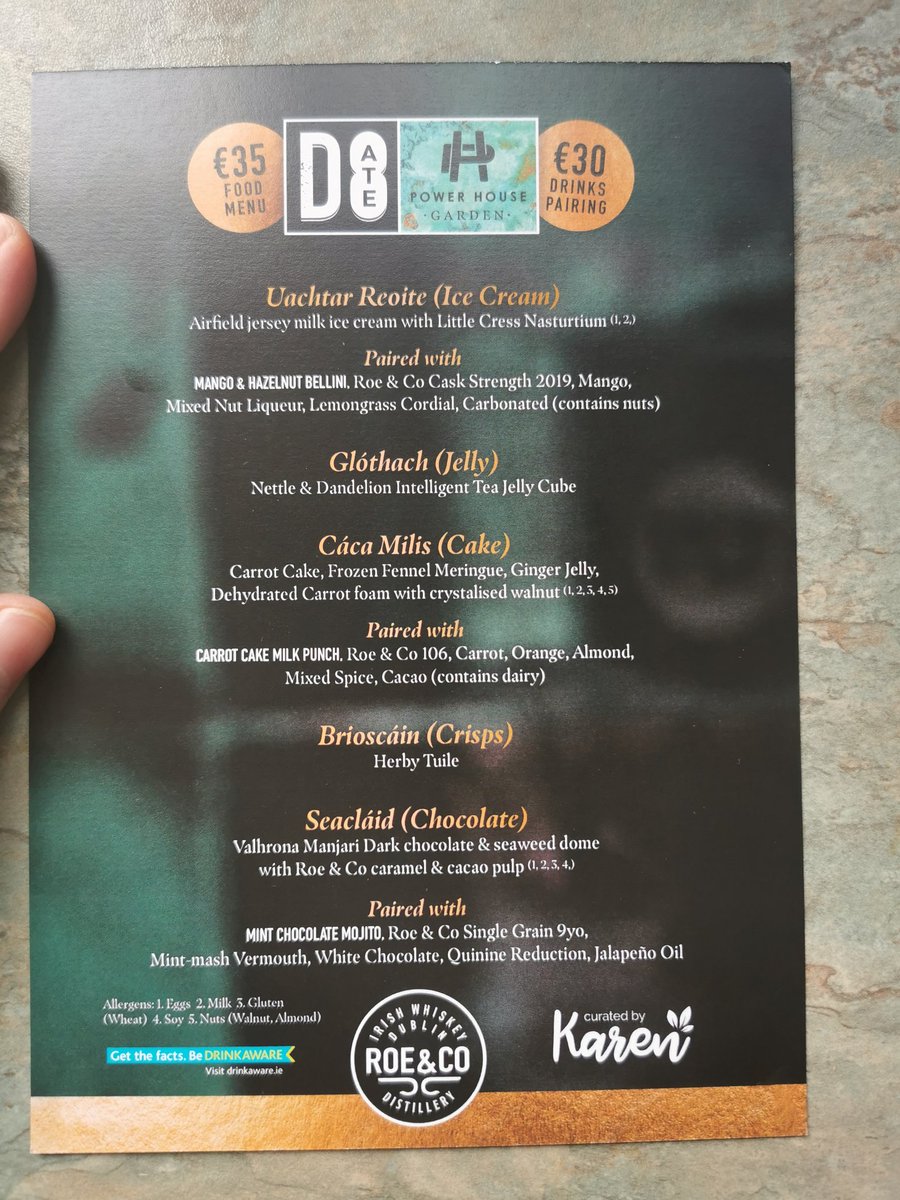 Finally this Easter weekend is the last D-8TE collaboration from Roe &amp; Co for the next while and this latest menu is strictly sweet and strictly delicious. Congratulations and good luck to <a href="/CuratedByKaren/">Curated By Karen</a> - if you're going in you're in for a treat!