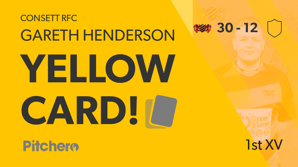 72': Gareth Henderson is yellow carded for Consett RFC
#CONSOU #Pitchero
pitchero.com/clubs/consett/…
