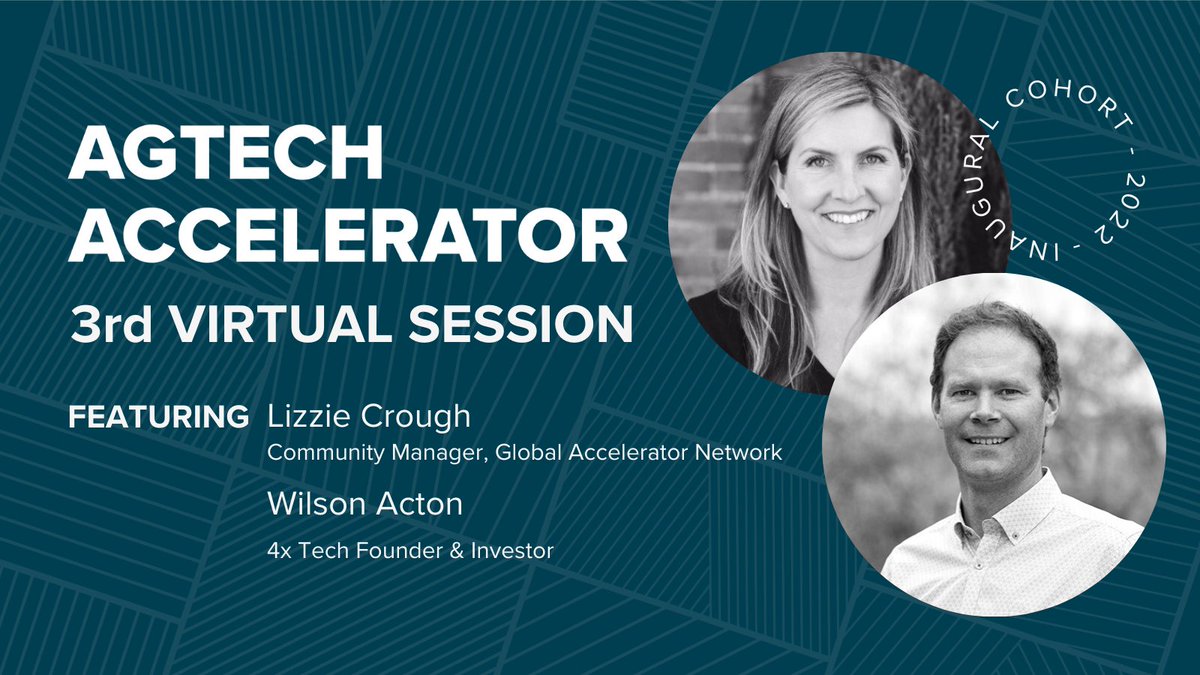 cultivatorsk's tweet photo. Agtech Accelerator Cohort 1 - 3rd Virtual Session💻🌾 
FEATURING: Lizzie Crough from @GANConnect + @wjacton a 4x tech co-founder. 

🔥The founders engaged in Wilson's fireside chat where he shared the importance of setting milestone goals and identifying the global market. https://t.co/1XzbYHRcl0