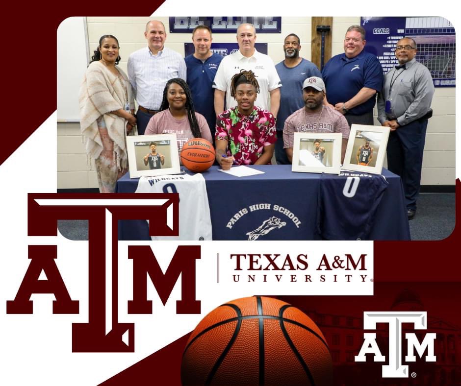 WootersMike's tweet photo. HUGE CONGRATS to @Dallas_Showtyme #ParisHS 2022 6'7 G JAELYN LEE @Jaerock22 on #OFFICIALLY Signing with @aggiembk!! SUPER PROUD of you Young Fella!! π¦π¦π―π― https://t.co/TbUzKWltoM