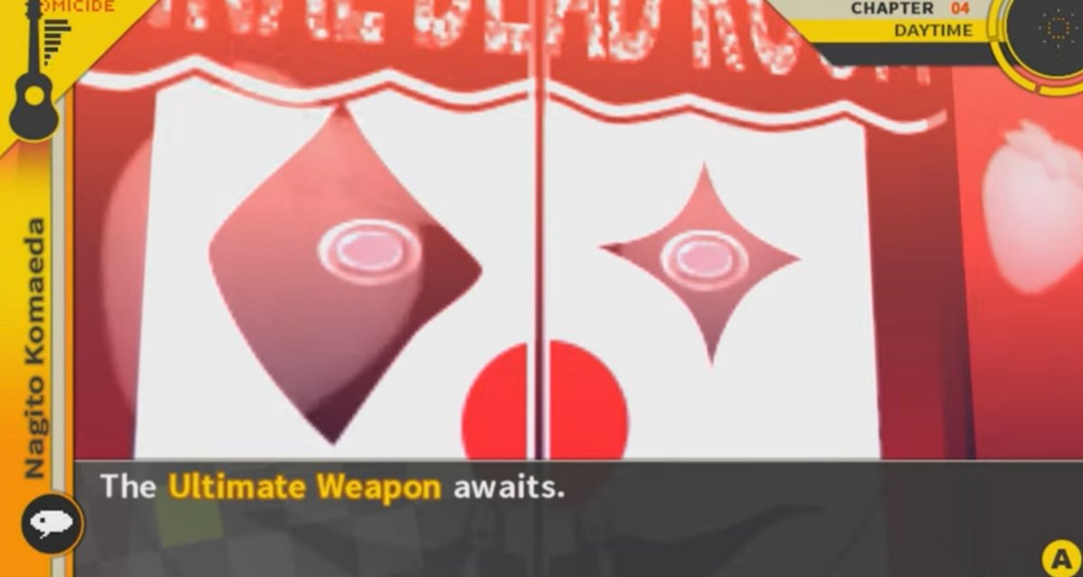 DanganNoContext's tweet photo. Komaeda takes on the Ultimate Weapon https://t.co/3GHygFbtwH