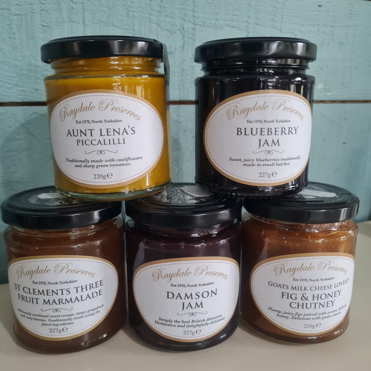Lymefield's tweet photo. Raydale preserves now on stock @Lymefield . Excellent range of small batch produced jams, chutneys and preserves.
#lemoncheese #raydalepreserves #Yorkshireproduce https://t.co/mDaXene5gC