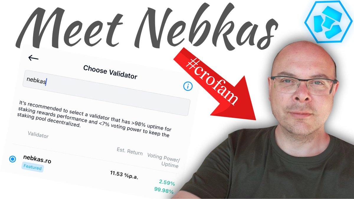 I hope you guys are not busy on Sunday 😎

youtu.be/09XHRggCiN4

#CRO #Cronos #cryptocom #crofam #DeFi #Validator