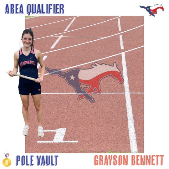 Congratulations to Grayson Bennett for being the 18-4A District Champion in the Pole Vault 🥇 <a href="/MCISDAthletics/">Madisonville Tx Athletics</a> <a href="/MadisonvilleMet/">Madisonville Meteor</a> @MrPowerRight @tarsha_06 #outworkthework