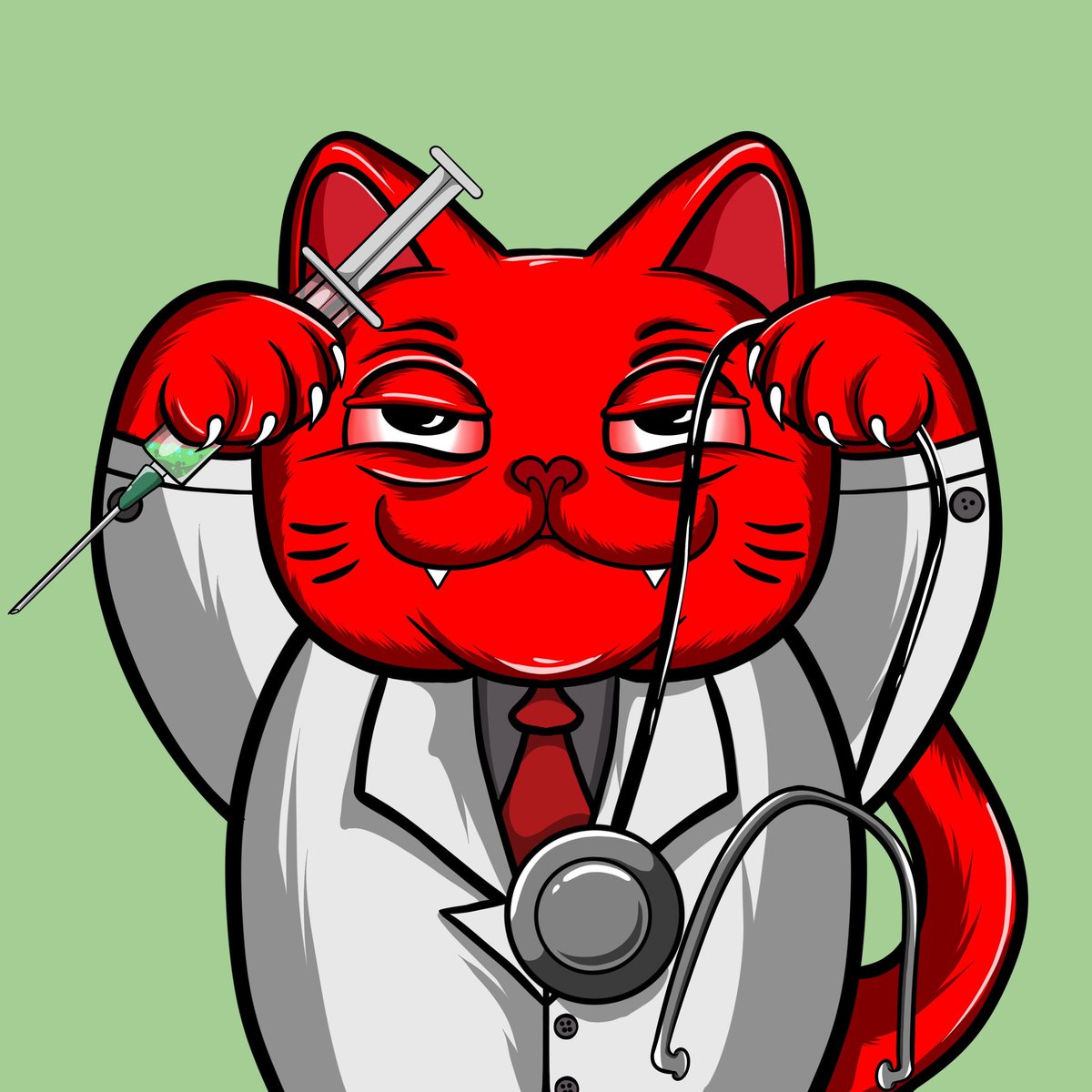 luckcatmaneki's tweet photo. LUCK CAT MANEKI COLLECTION

LUCK CAT #0013
Price Only 0.003 ETH
🔥🚫NO GAS FEE🚫🔥
(minted on polygon)
.

hi !  I'm a luckcat doctor, who do I want to inject with luck?  Come to me, I'll inject you! 😸

GET LUCK IN YOUR LIFE NOW!!!

🔥JOIN OUR DISCORD!! LINK ON BIO🔥
#nftart #NFT https://t.co/V1WfEbe8kz