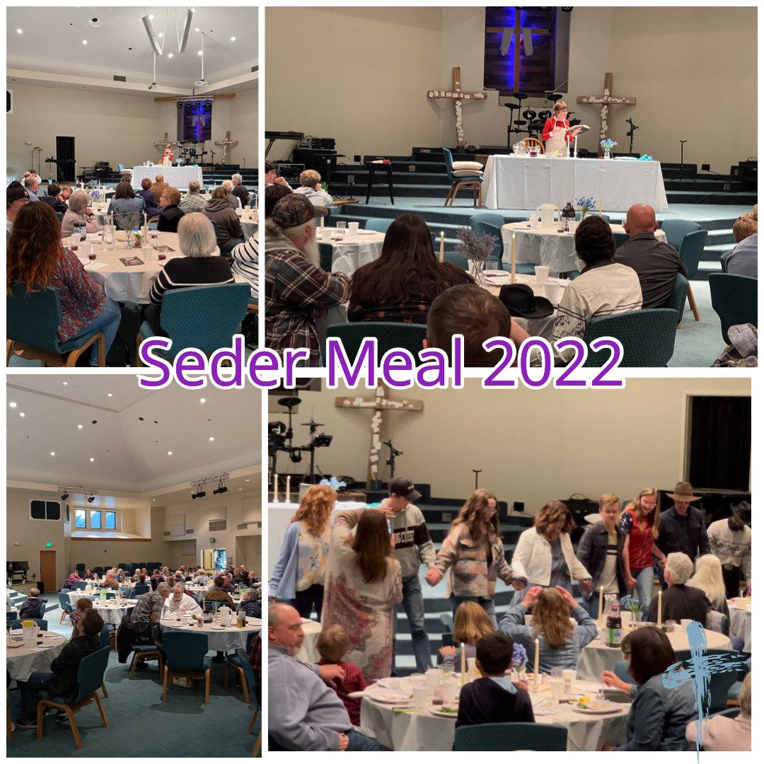 CBC_Elko's tweet photo. We had a great time at the #SederMeal this past Sunday! 

#HolyWeek continues this Friday - our Good Friday Worship starts at 6 pm. 5th and Walnut in Elko. Join us! https://t.co/Xku4wEO4xo
