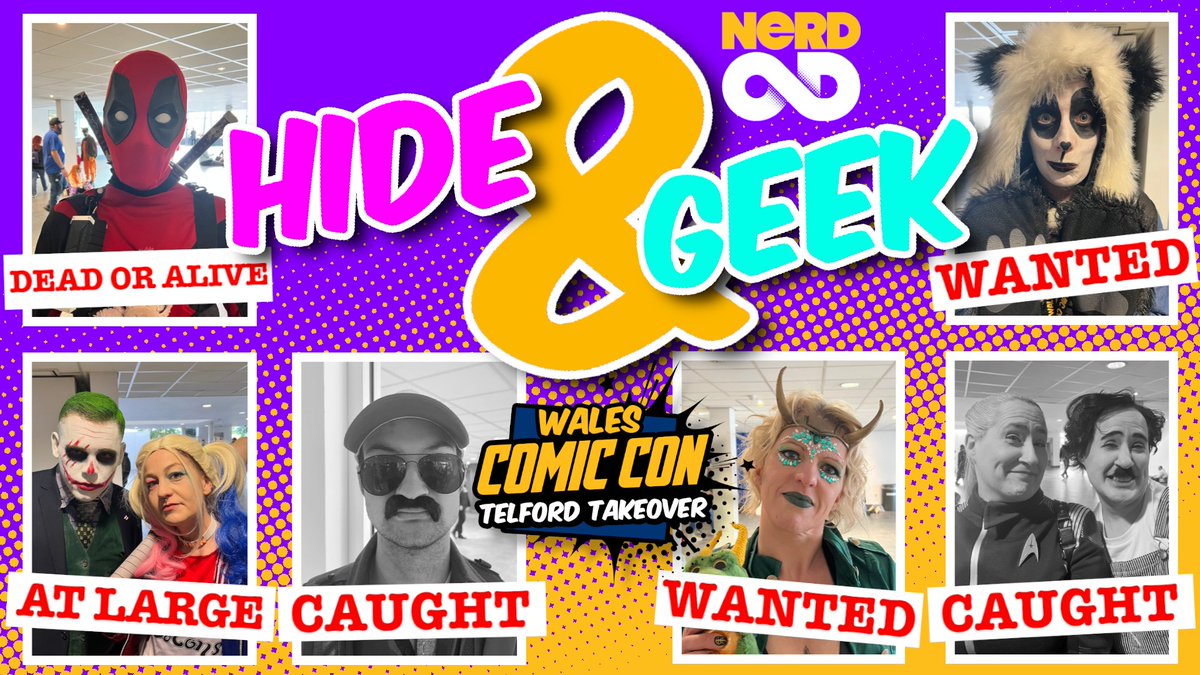 We played hide and seek <a href="/walescomiccon/">Wales Comic Con</a> with some amazing cosplayers. Sponsored by <a href="/iwgclothing/">iwgclothing</a> ▶️youtu.be/S2t1y79Wu8U