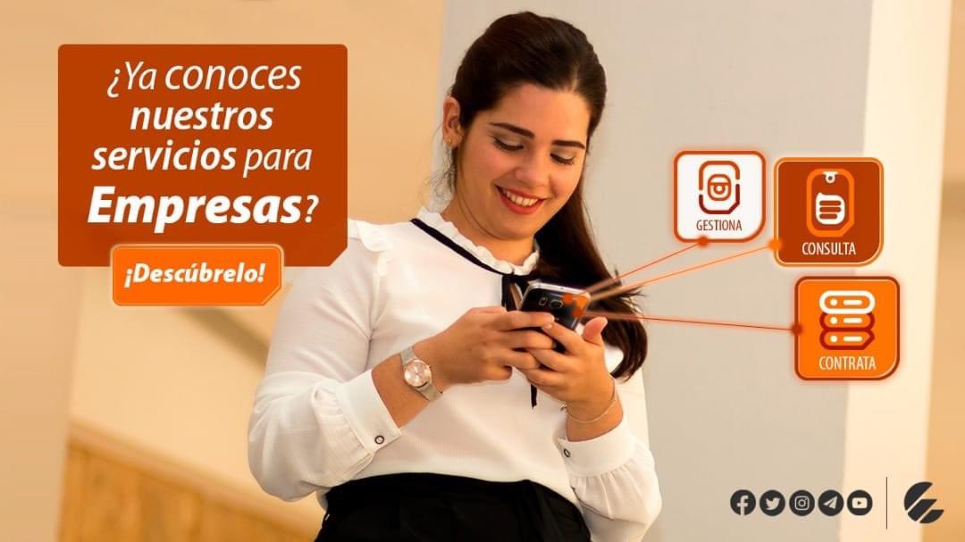 📍Brindamos el soporte necesario para la informatización y transformación digital del país a través de nuestros servicios para Empresas entre ellas:
➡️Pymes y Mipymes
➡️Para info más completa:
✔️visita: etecsa.cu/es/empresas 
#NuestraFelicidadEsUnir
#VamosConTodo ‼️