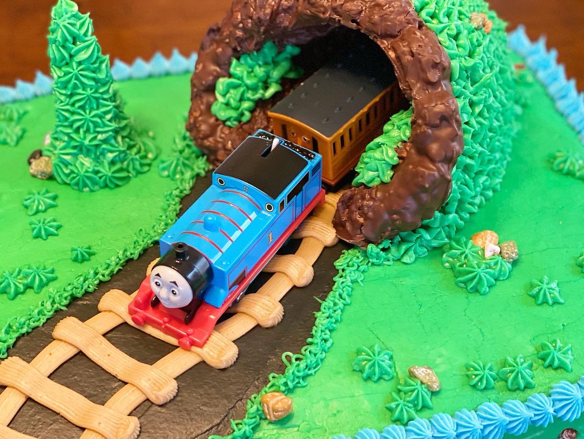 HomeMixin's tweet photo. Chooo, choooooo! This little guy is turning TWO! https://t.co/UhWovrDAqo