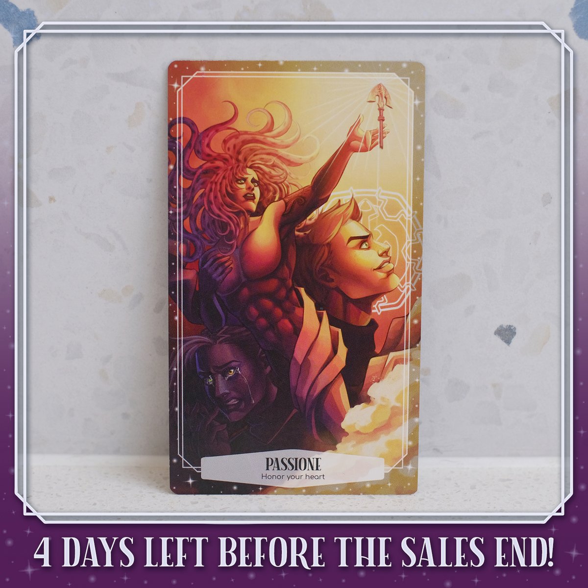 epitaffiodeck's tweet photo. This card comes around to remind you to step back into your power, to honor your heart so that you can operate from a space that’s truly you!

🌟Card: Passione
Written by @SVodolei, illustrated by @tomatoeslettuce

Shop ➡️ https://t.co/osdjvSinKt https://t.co/BOjH15BN65
