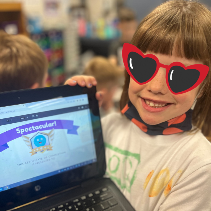 MelissaCLTC's tweet photo. I 🤍 getting to teach kids all about 💻science! Students were so excited to create their own maze on @kodable and earn a certificate after completing levels! 

@ClearCreekISD @ccisdtech #codingforkids #CCISD1to1 #hourofcode https://t.co/lGq4PtLA91
