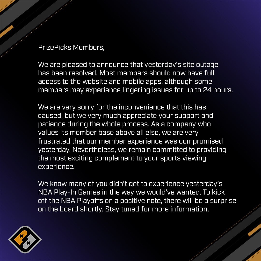 PrizePicks tweet media