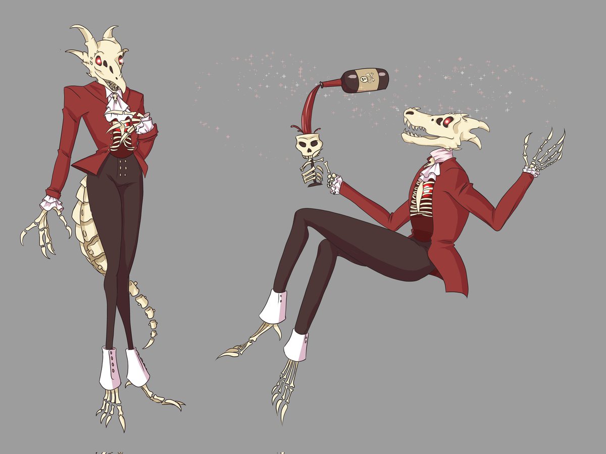 izzidraws's tweet photo. Dracolich OC doodles https://t.co/V19JzA5x4y