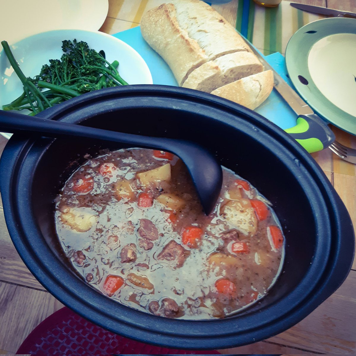 cookfulness's tweet photo. #SlowCooked beef stew, a beauty for any day, slowly does its stuff &amp; you get the smells of anticipation in the house! Tip - adding a little Miso paste just takes it up &amp; up!
✅Great for #ALittleExtra freezer cooking
✅Great for reducing #KitchenStress
✅Great to #Tweak
💜👨‍🍳🇮🇲💙 https://t.co/I0kVeUXgxi