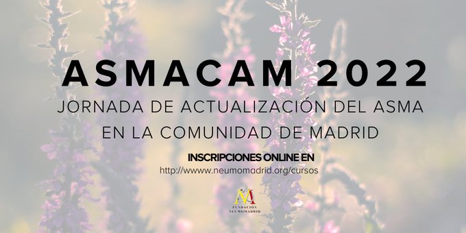 NeumoMadrid's tweet photo. 📅 #Agenda El 28 de abril organizamos la edición 2022 de #ASMACAM 

👉 A lo largo de la jornada ampliaremos los conocimientos sobre el manejo del asma y sus comorbilidades

🏦 Modalidad presencial en el Hotel NH Ribera del Manzanares

➕¡Reserva tu plaza! https://t.co/nYW085wUQD https://t.co/PRcJ7qYeHC