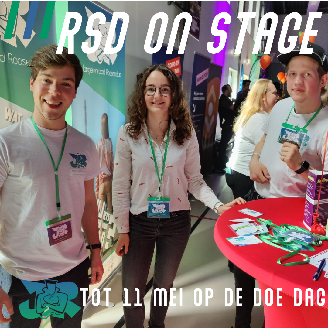 Gisteren waren we aanwezig op het beroepenfeest van Roosendaal On Stage. Het was een fantastische dag en we hebben veel Roosendaalse jongeren ontmoet. Tot op de doe dag 11 mei!