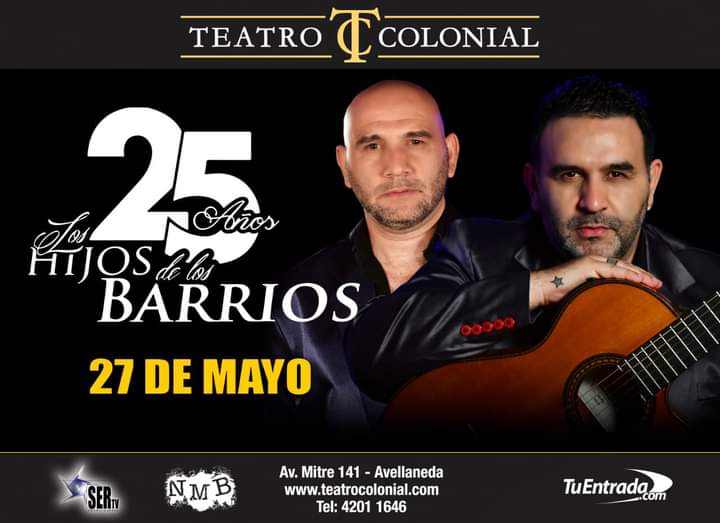 Conituamos con la celebración...
#25Años ,y esta vez será el #27deMayo en el  <a href="/teatrocolonial1/">teatrocolonial</a> de Avellaneda en Buenos Aires.

Ya podés adquirir el acceso a través de 👉<a href="/tuentrada/">TuEntrada.com</a> 
<a href="/nestorbarrios01/">Nestor Barrios</a>
