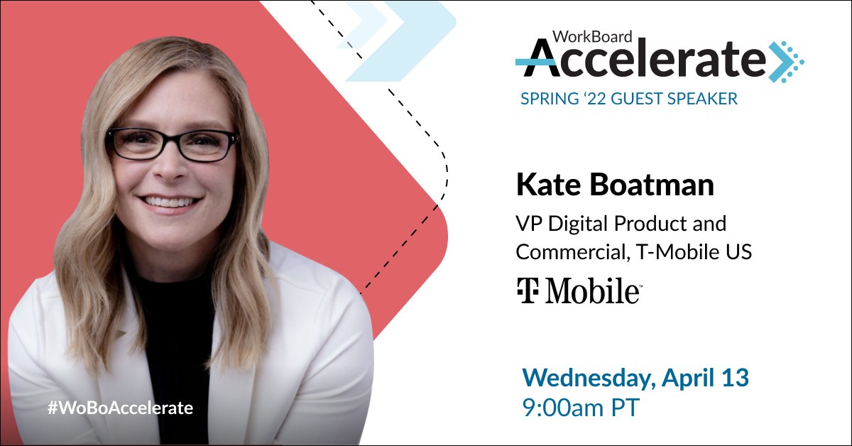 I’m so excited for Kate Boatman to take the stage for <a href="/WorkBoardInc/">WorkBoard</a>’s #OKR virtual conference! She'll discuss the power of aligning on great outcomes and how to balance aspirations &amp; achievement 📈 

The event starts at 9AM PT - join us! bit.ly/3JnL5dA 

#WoBoAccelerate
