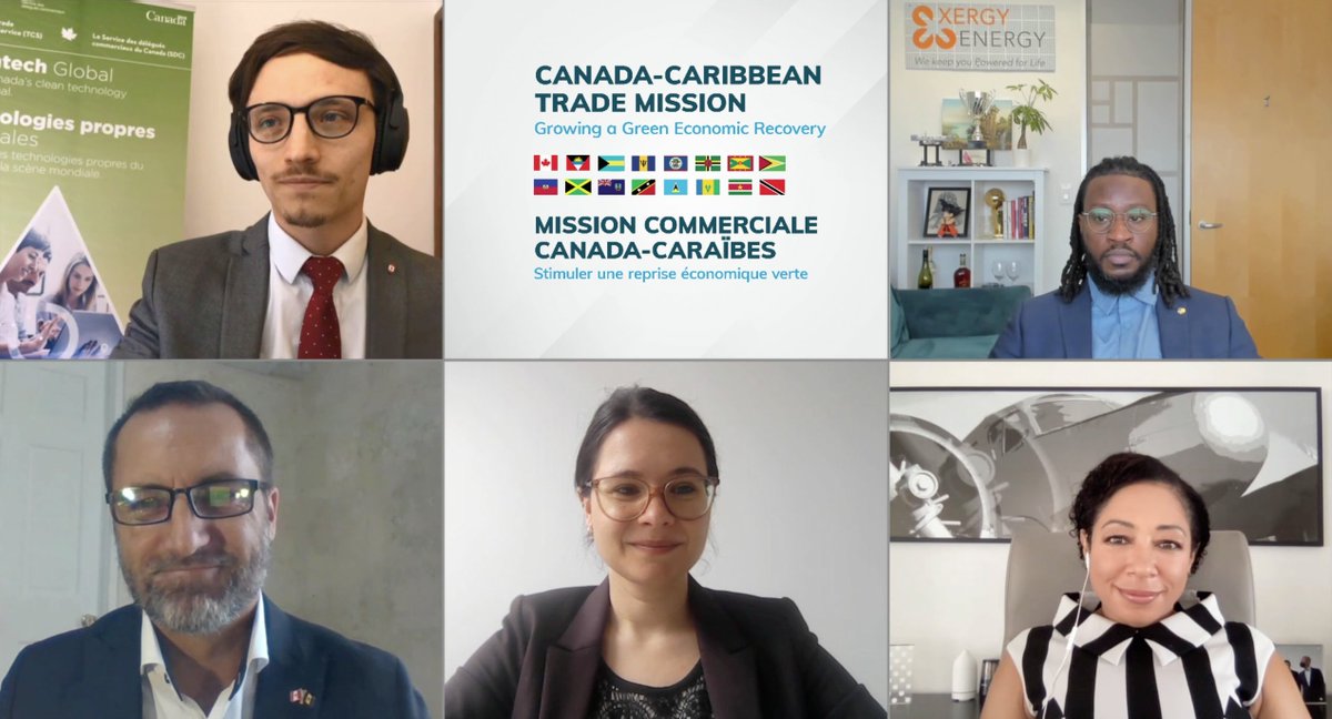 Canadian clean technology companies share insights on market opportunities and challenges in the #Caribbean. <a href="/TCS_SDC/">Trade Commissioner Service</a> <a href="/ccs_accelerator/">Caribbean Climate-Smart Accelerator</a> <a href="/IntegratedSC/">Integrated Sustainability</a> <a href="/xergyenergy/">Xergy Energy</a> <a href="/Tugliq/">Tugliq Energy</a>