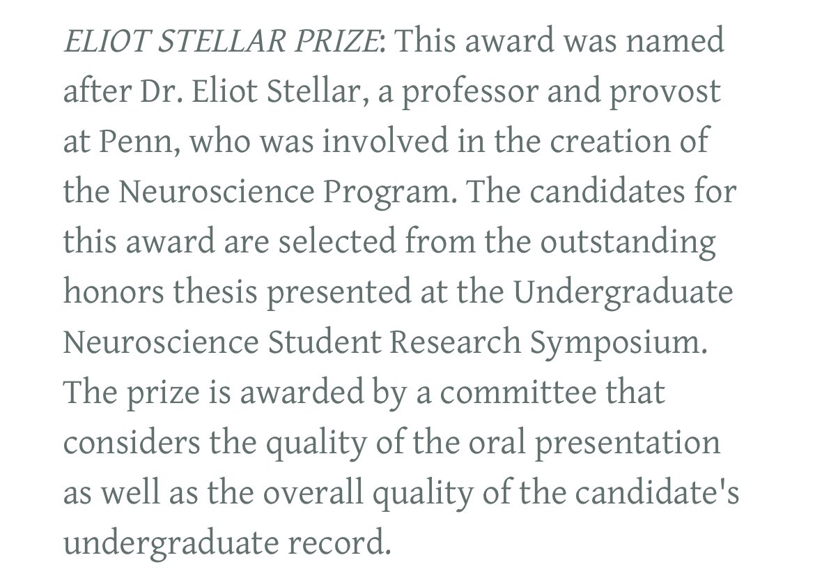 GrinspanLab's tweet photo. Congrats to Serena Chen for winning the Elliot Stellar award for her senior thesis presentation! You continue to amaze us and make us proud!

https://t.co/CZJRehzvhH https://t.co/mYo5E5rvmP