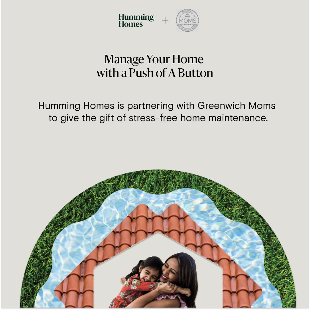 HummingHomes's tweet photo. Moms are singing our praises in Greenwich. Humming Homes means that the heads of the household can focus on what really matters — their families. We take care of your home, so you don’t have to. https://t.co/qeZGLxaX3S