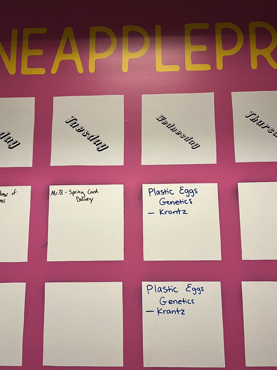jenifer_rayne's tweet photo. Loved checking out @AmandaLKrantz’s lesson on genetics. Thanks for posting on the #PineappleChart!! There will be a coupon in your bucket for the candy cart! @McGinnis815 @WorcesterSystem https://t.co/Wz794ynehw