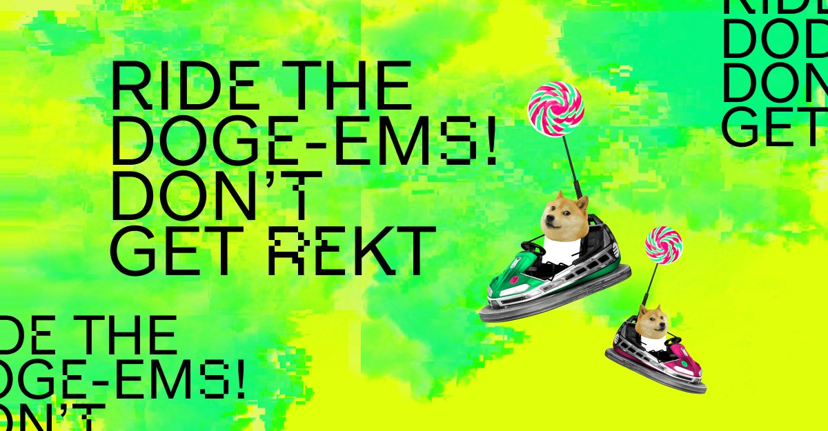 Who from the community remembers the Dodgems Incentive? We're back! But this time it's Doge-ems! 🐕🍭

Compete on the DOGEUSD market - top 100 traders get rewarded! The incentive starts now and runs until Friday 15th of April 3pm UTC! 

➡️fairground.wtf/doge-ems