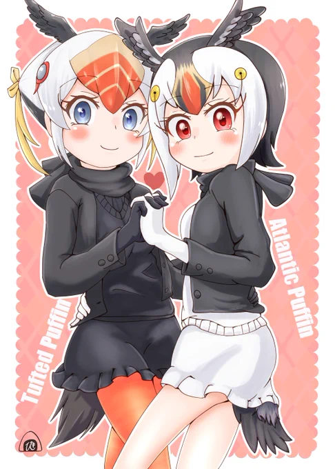 パフィンちゃん合同2に寄稿したエトパフィイラストですエトピリカたん実装まだですか!!#パフィンちゃん合同2 #パフィンの日 
