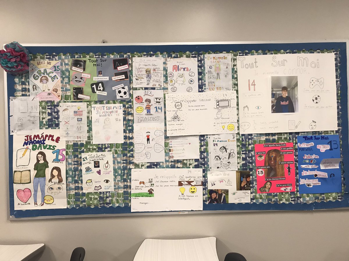 Fun French projects and activities! So proud of our students and World Languages &amp; Cultures team!