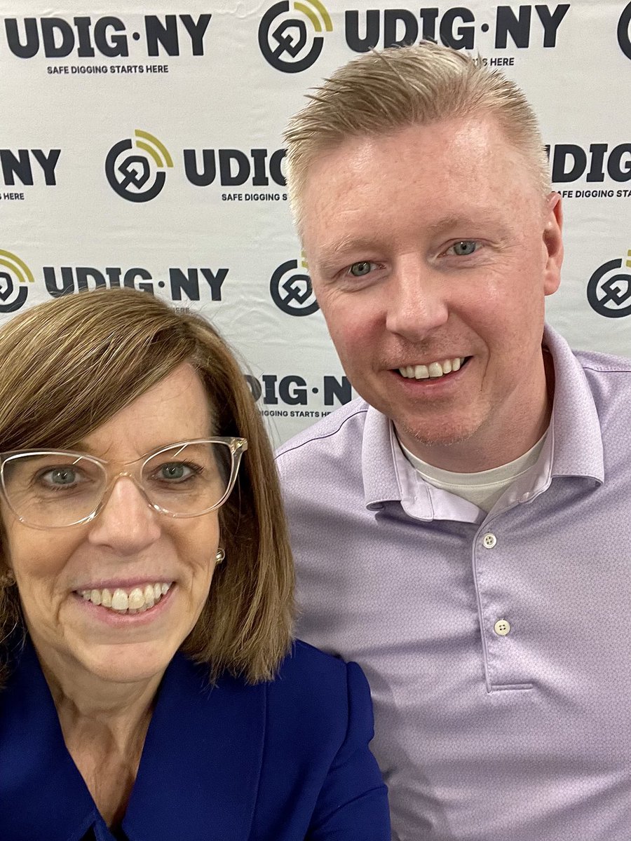 When in Syracuse for the day at a conference so of course have to stop by ⁦<a href="/UDigNY/">UDigNY</a>⁩ to visit ⁦<a href="/Hopper_Kevin/">Kevin Hopper</a>⁩ during Safe Digging Month.