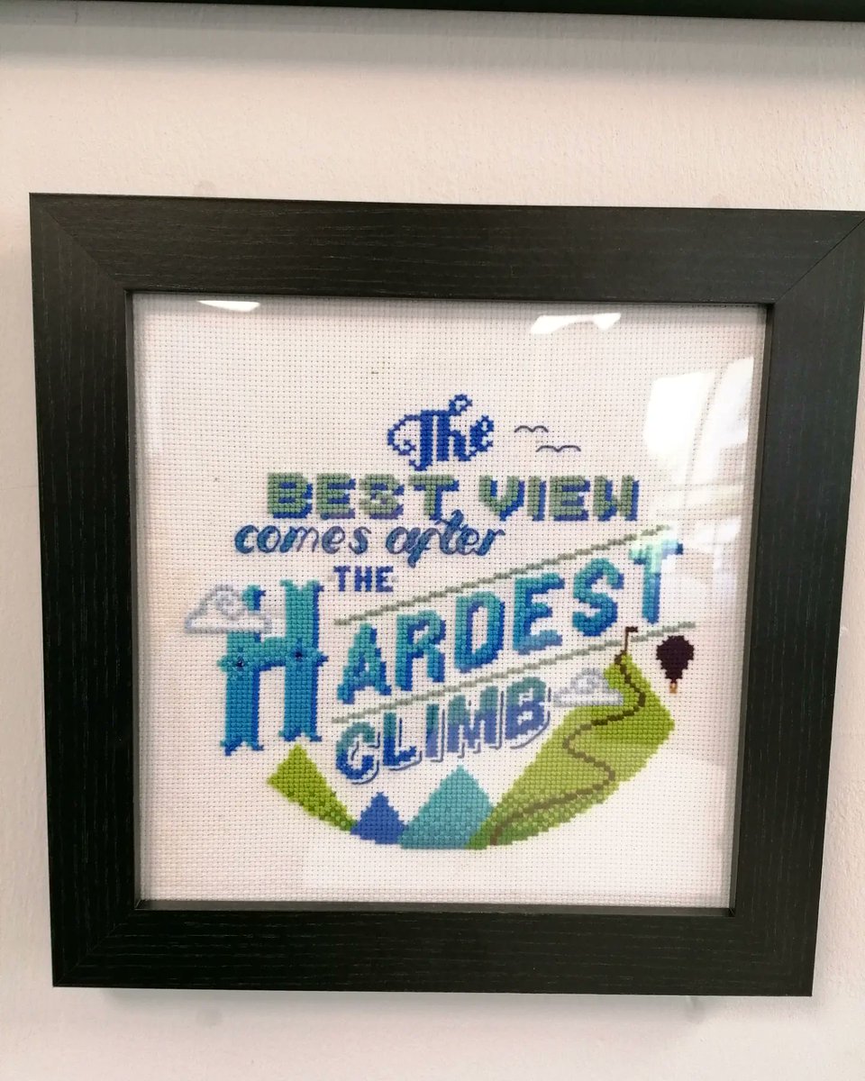 What a privilege to have these phenomenal pieces of client artwork on display in the Hub 😍 one of our clients has been working on these gorgeous cross stitch pieces, and now we can proudly display them (and their wonderfully motivational messages) for all to see! ❤️