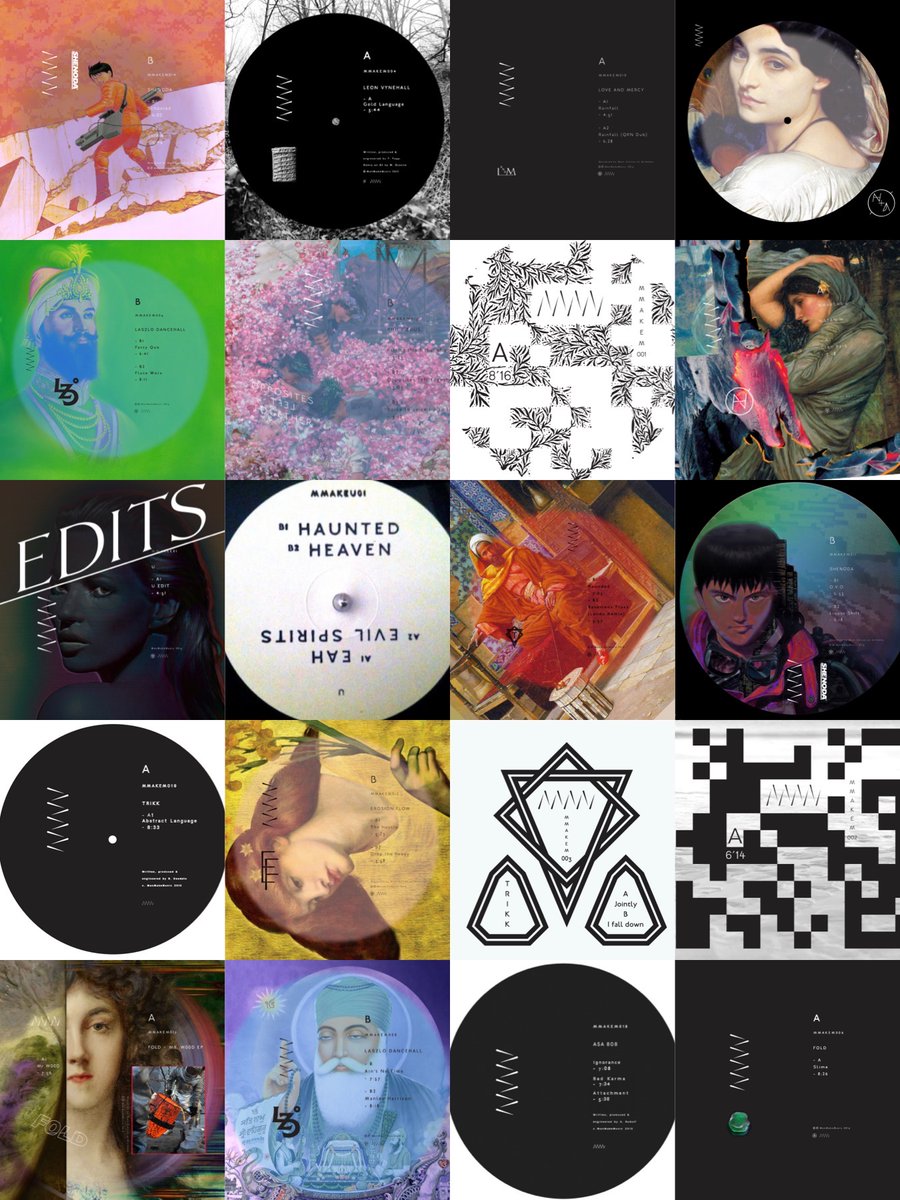 (Man)MakeMusic Chapter 1.
2011-2015.
23 releases, from an incredible stable of artists:
George FitzGerald - U - Trikk - FOLD - Laszlo Dancehall - Natan H - Amy Jean - Love&amp;Mercy - Shenoda - Erosion Flow - Phil Gerus - Leon Vynehall

MakeMusic Chapter 2:
Coming soon.