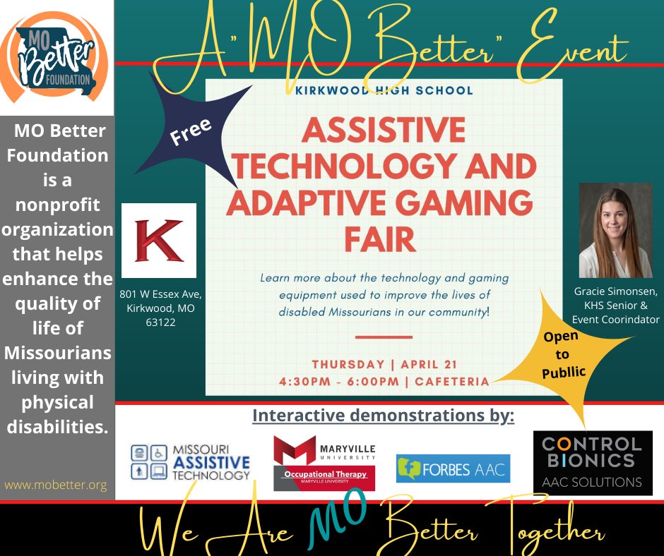 Great opportunity to learn about (and try out) some life altering equipment. Please retweet! Free event and open to the public.