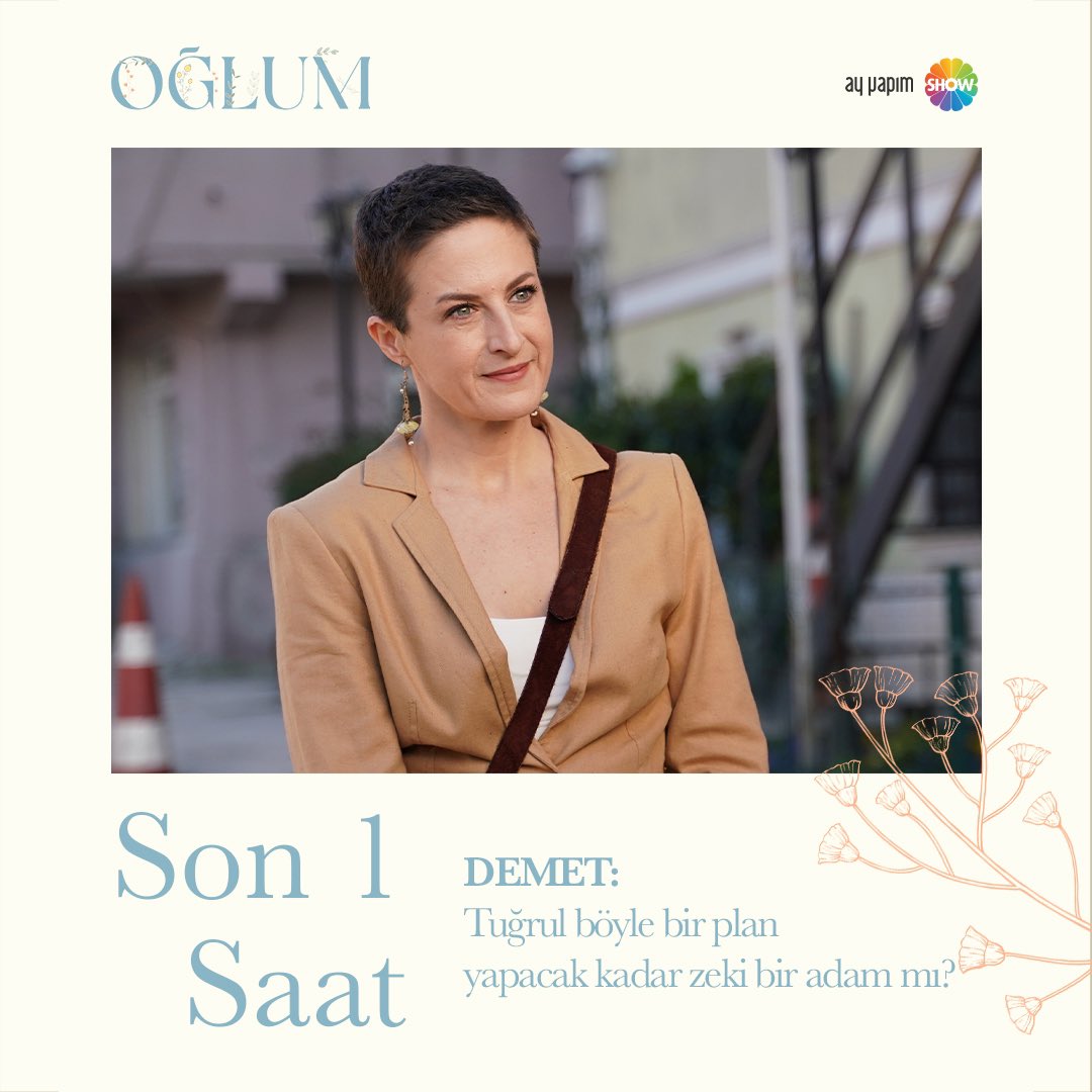 Yeni bölüme son 1 saat! 
#oğlum bu akşam saat 20.00’de <a href="/showtv/">Show TV</a>’de!
Bölüm etiketimiz: #masum