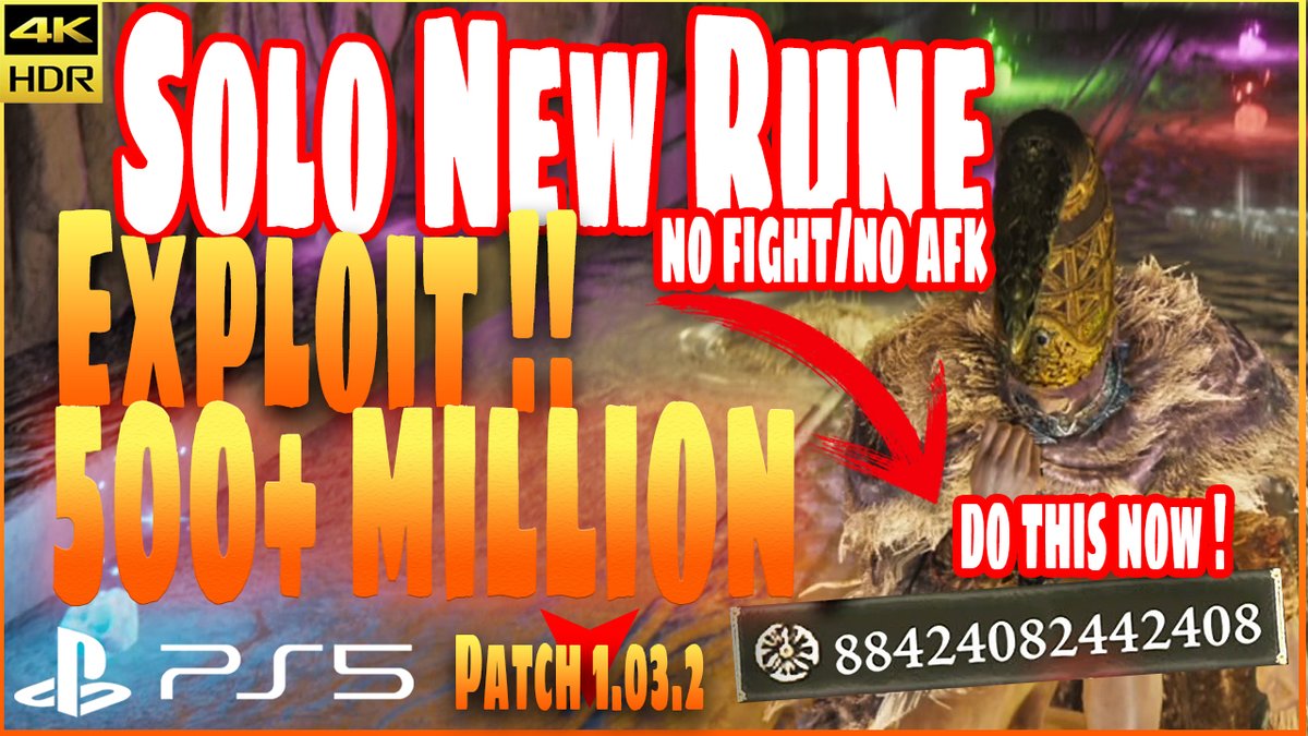ReaperGriMmiE's tweet photo. (NEW) 500 Million SOLO Rune Farm | SOLO | NO FIGHT | NO AFK | Elden Ring 4K HDR

https://t.co/GHfnQF8hC2

#EldenRing #eldenring #elden #eldenringgameplay #eldenringrunes #eldenringfarm #eldenringmemes #eldenringedit #eldenringart #eldenringcommunity https://t.co/A97Za6UDUY