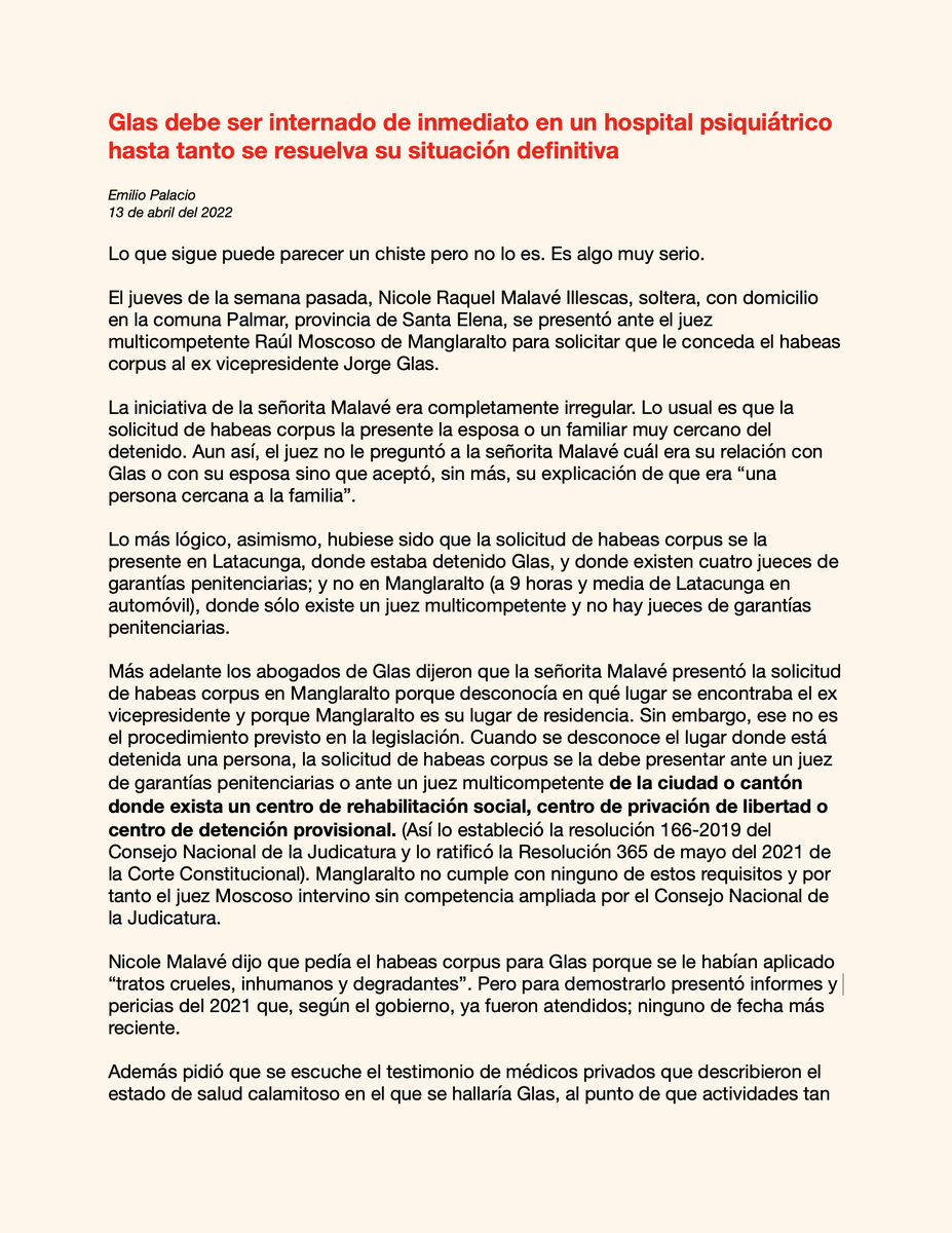 Emilio Palacio tweet media