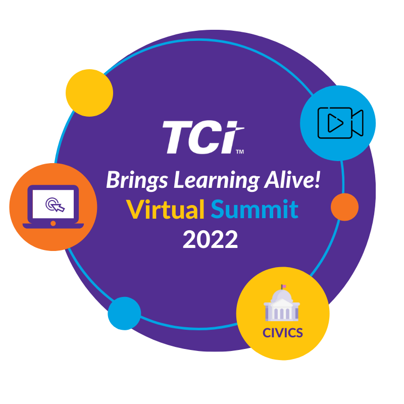 TeachTCI's tweet photo. It’s happening...The TCI Bring Learning Alive! Virtual Summit is back! Join us on July 28th to
💡Get inspired 
👩‍🏫 Strengthen your #teaching skills
👋 Connect with other educators
https://t.co/63lOYCpNS1 https://t.co/Kxh1PbbeeA