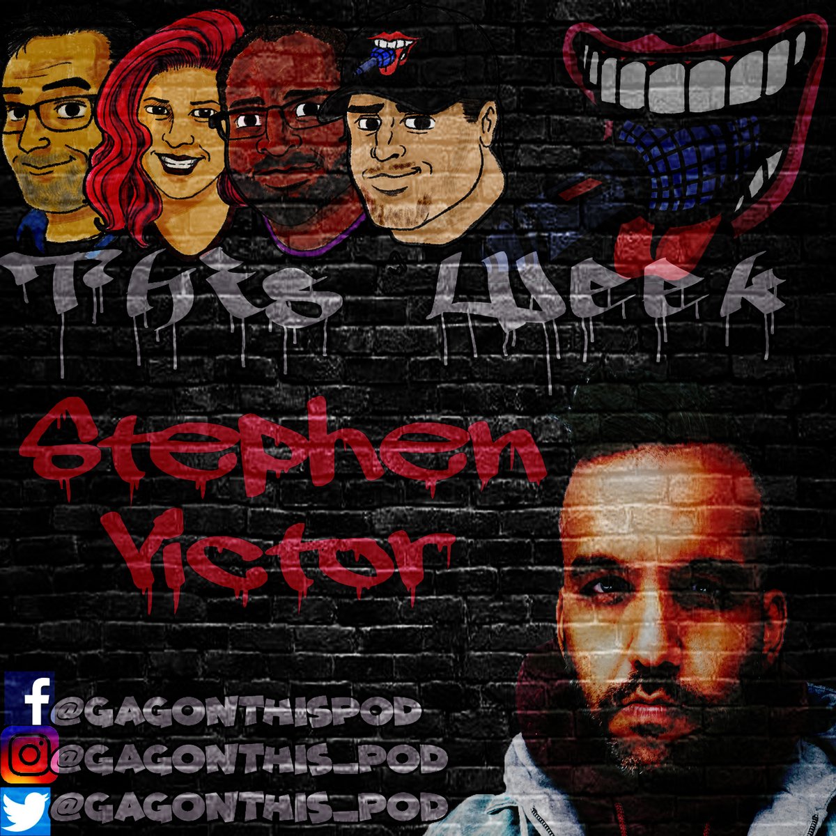 TheBigNickJ's tweet photo. Tmrw @GagOnThis_Pod will be chatting with #DC #NYC #comedian Stephen Victor! We'll chat about how he met @Radchick4eva, being co-host/producer of Bomb Factory Comedy, appearing on the #NewYork #QueerComedy festival, update on #FantasyFuneral and tons more! #PodernFamily #podcast https://t.co/DgW82fZTKw