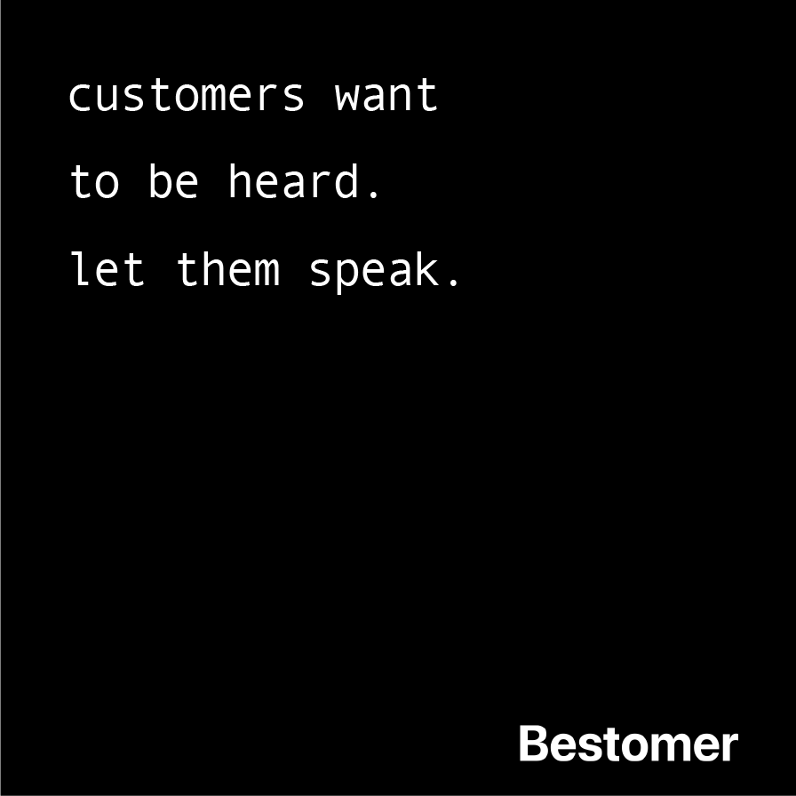 BestomerInc's tweet photo. what a customer has to say to you is tremendously valuable — and yet it is too often so hard to communicate with a business how we want.

Bestomer is flipping CRM to make people to business communications easy.
#flippedcrm #bestomer #cx https://t.co/oQUQqSa7bA