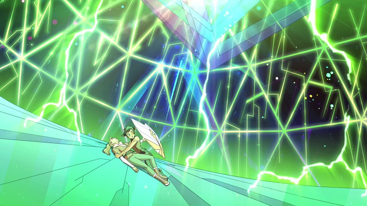 Remember when Adora was dying in the She-Ra finale and Catra was like "You idiot! I love you!" and Adora conjured that shield out of nothing to keep Catra safe, and in saving Catra, she saved herself/the world? Queer cartoons by queer creators remain the best thing on TV.