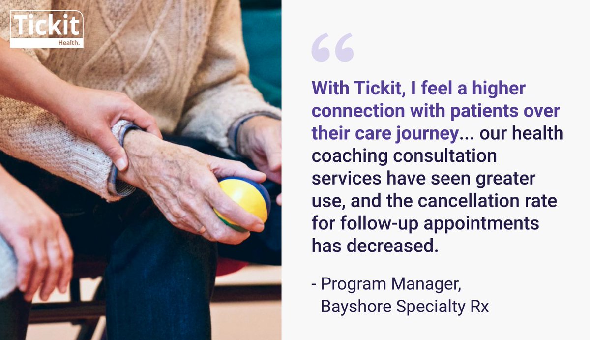 Tickit Health helps organizations like <a href="/bayshore_health/">Bayshore HealthCare</a> better understand the effectiveness of their program with our digital surveying solution, Tickit, to reach better serve their patient populations. tickithealth.com/success-storie…

#digitalempathy #casemanagement #clientsuccess